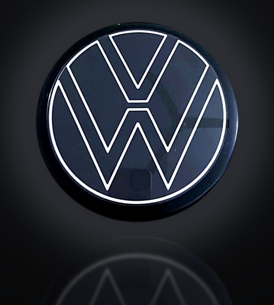 Badge LED Volkswagen Golf 8 — vue produit